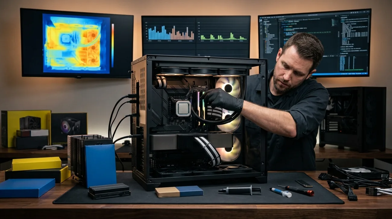 Processor hardware in a repair workshop