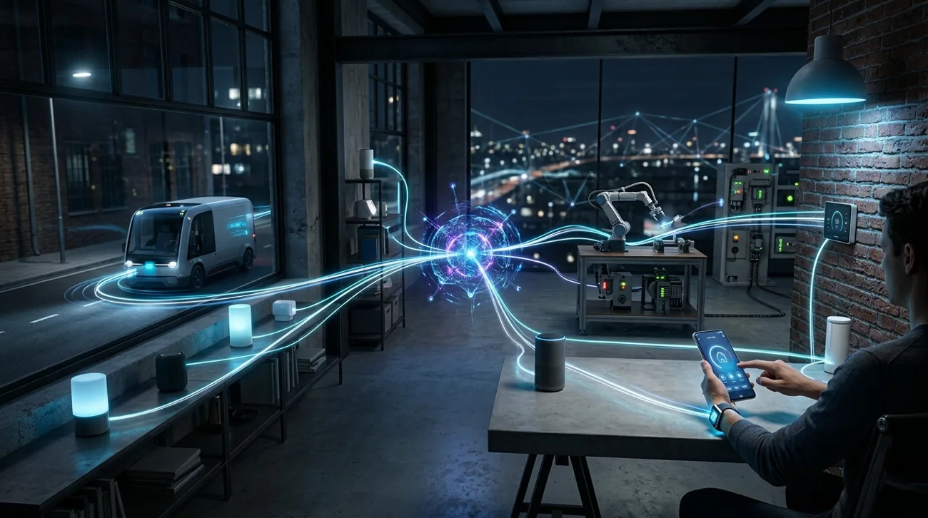 Connected device network visualization